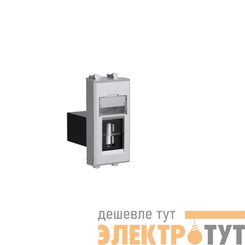 Розетка USB 3.0 модульная 1мод. тип А-А Avanti "Закаленная сталь" DKC 4404301