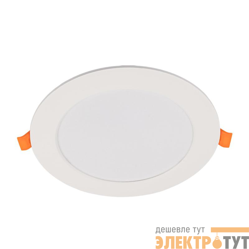 Светильник светодиодный PLED DL7 WH 12Вт 3000К IP54 1020лм встраив. бел. JazzWay 5069060
