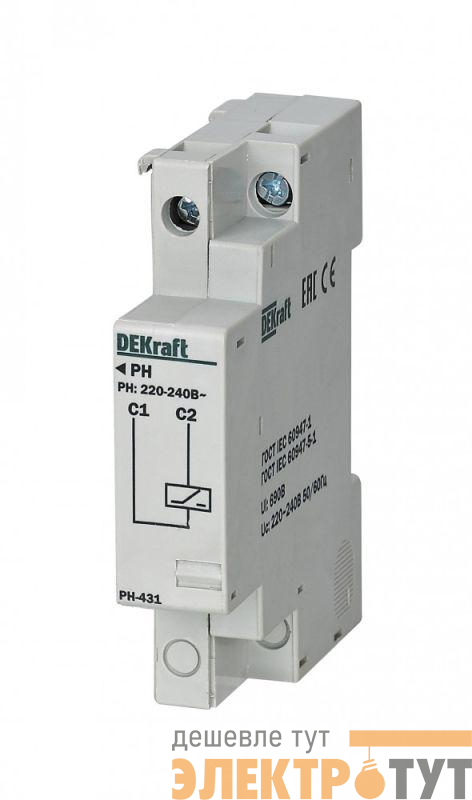 Расцепитель независимый 220-240В для ВА-431 DEKraft 21265DEK