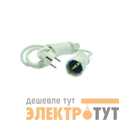 Удлинитель-шнур 1х3м с заземл. 16А IP20 Makel 10005