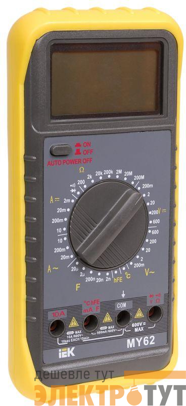 Мультиметр цифровой Professional MY62I IEK TMD-5S-062