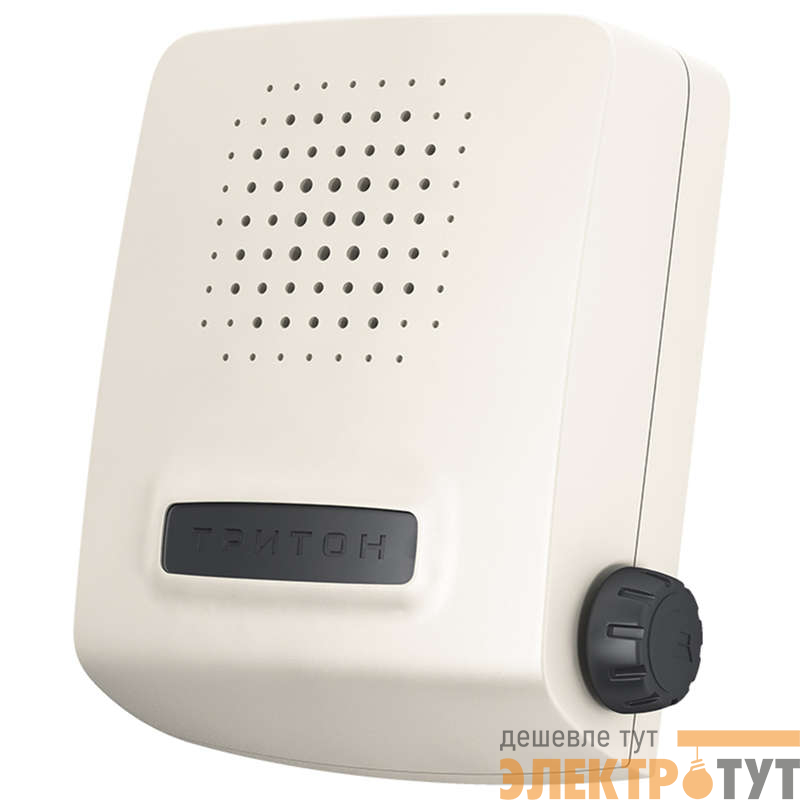 Звонок проводной Сверчок аэропорт 220В 80-90дБА регулир. громкости бел. МОНОМАХ СВ-01Р