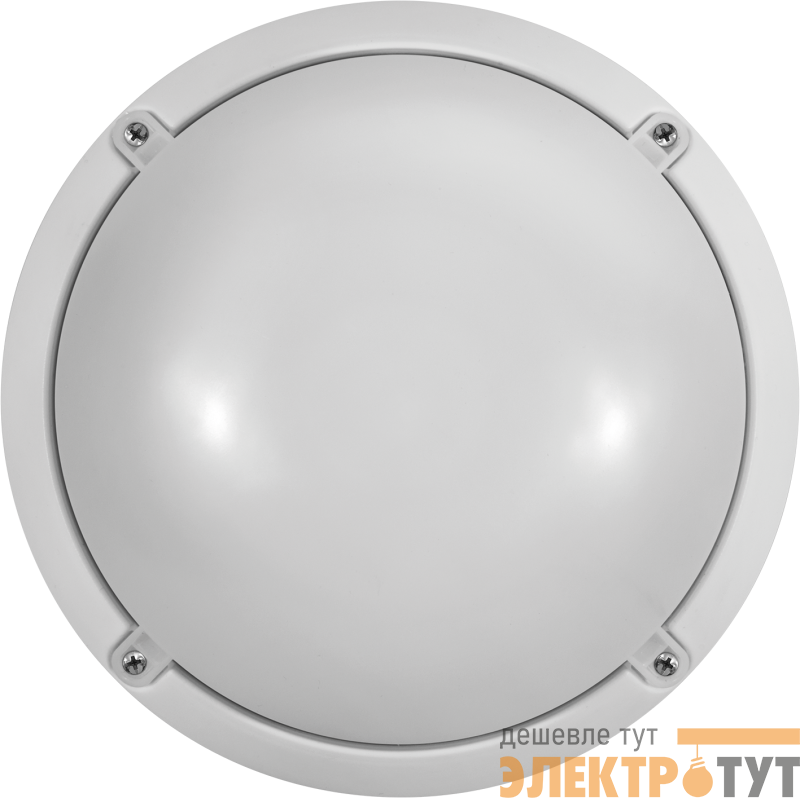 Светильник светодиодный 90 067 OBL-R1-7-4K-WH-IP65-LED-SNRV1 с акустическим датчиком ОНЛАЙТ 90067