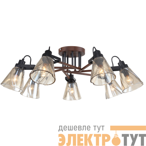 Люстра Clarissa 5098-307 7хE14 40Вт лофт-кантри Rivoli Б0055508