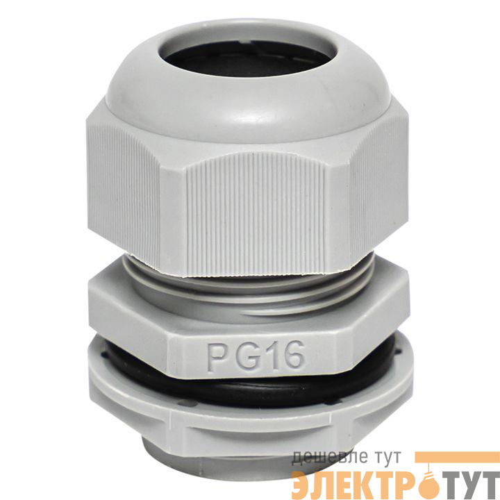 Сальник PG16 d10-14мм (d отверст. 21мм) IP54 (уп.2шт) PROxima EKF plc-pg-16-2-r