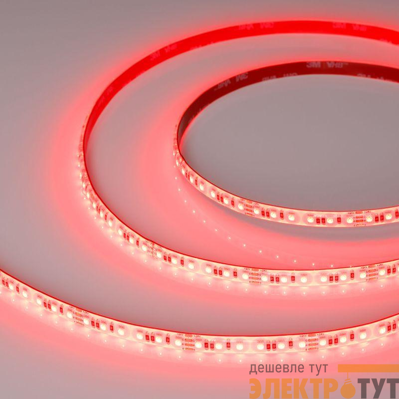 Лента светодиодная RTW-SE-A120-8mm 24V RGB 12Вт/м IP65 2835 герметичная (уп.5м) Arlight 042906