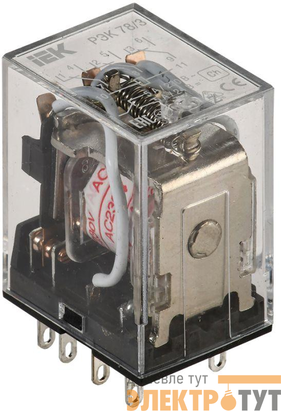 Реле РЭК 78-3 5А 220В AC IEK RRP20-3-05-220A