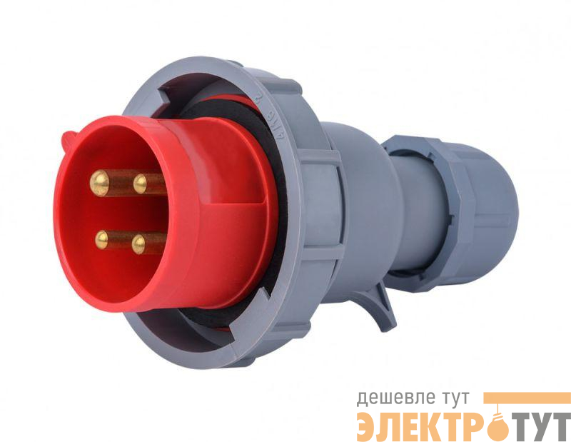 Вилка переносная 3Р+РЕ 32А 380В IP67 ВП-103 DEKraft 26111DEK