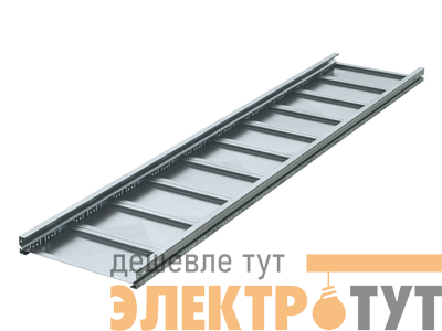 Лоток листовой неперфорированный 300х80 L3000 сталь 2мм тяжелый (лонжерон) гор. оцинк. DKC UNH383HDZ