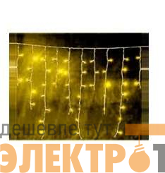 Гирлянда "Сосульки" RB-OIC100LSE-Y-T-I4 100 LED Y 2м уличная IP44 жел. SHLights 4690601021748A изображение