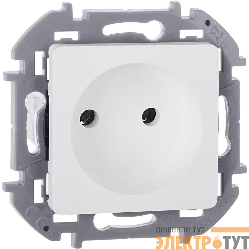 Розетка 1-м СП Inspiria 16А IP20 250В 2P механизм бел. IEK 673710