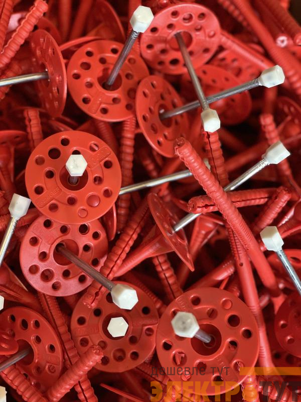 Дюбель для теплоизоляции с термоголовкой 10х200 (уп.30шт) Tech-KREP 154295