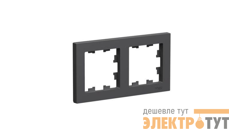 Рамка 2-м AtlasDesign универс. базальт SE ATN001402