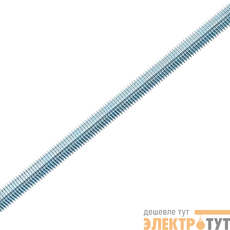 Шпилька резьбовая М14 DIN 975 L1000 класс прочн. 4.8 цинк. СТРОЙМЕТИЗ УТОРМ966661