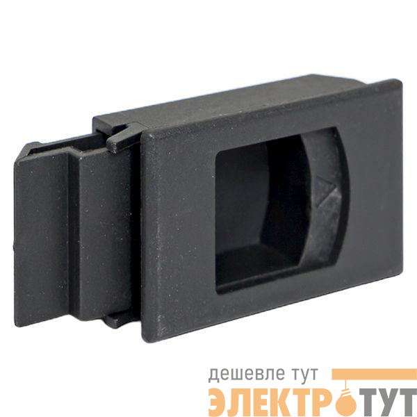 Защёлка пластиковая LS735 черн. EKF ZAM_zasch-LS735