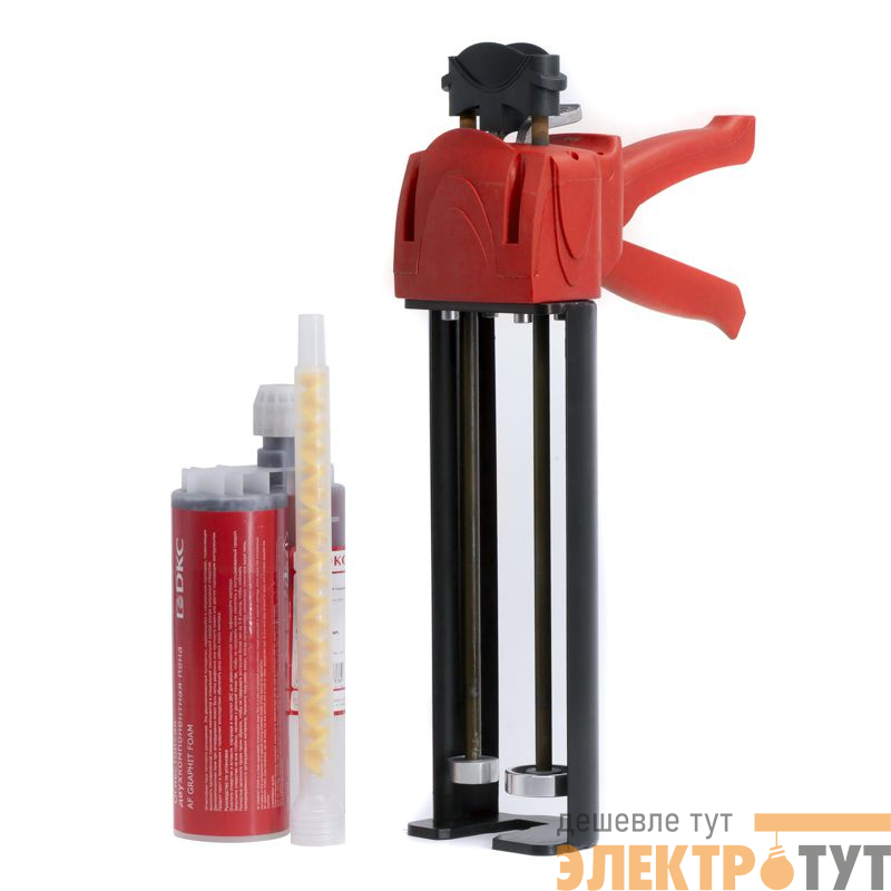 Комплект (2 баллона двухкомпонентн. огнестойкой пены DN1201 + пистолет DN1202) DKC DN1220