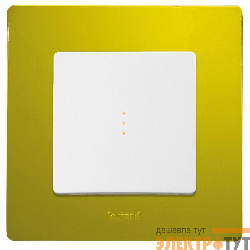 Рамка 1-м Etika зел. папоротник IEK 672541