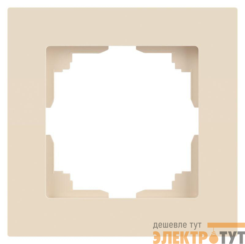 Рамка 1-м СП Accent 6-501-02 сл. кость Intro Б0063736