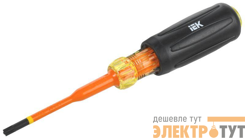 Отвертка диэлектрическая SLIM PZ/SL1х80 Т3 ARMA2L 5 IEK A2L5-SC31-T3-ZS-10-080