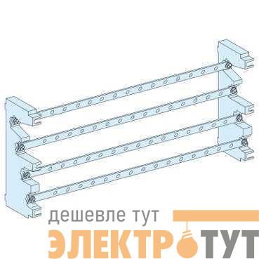 Блок распределительный ступенч. 4п 160А SchE 04052