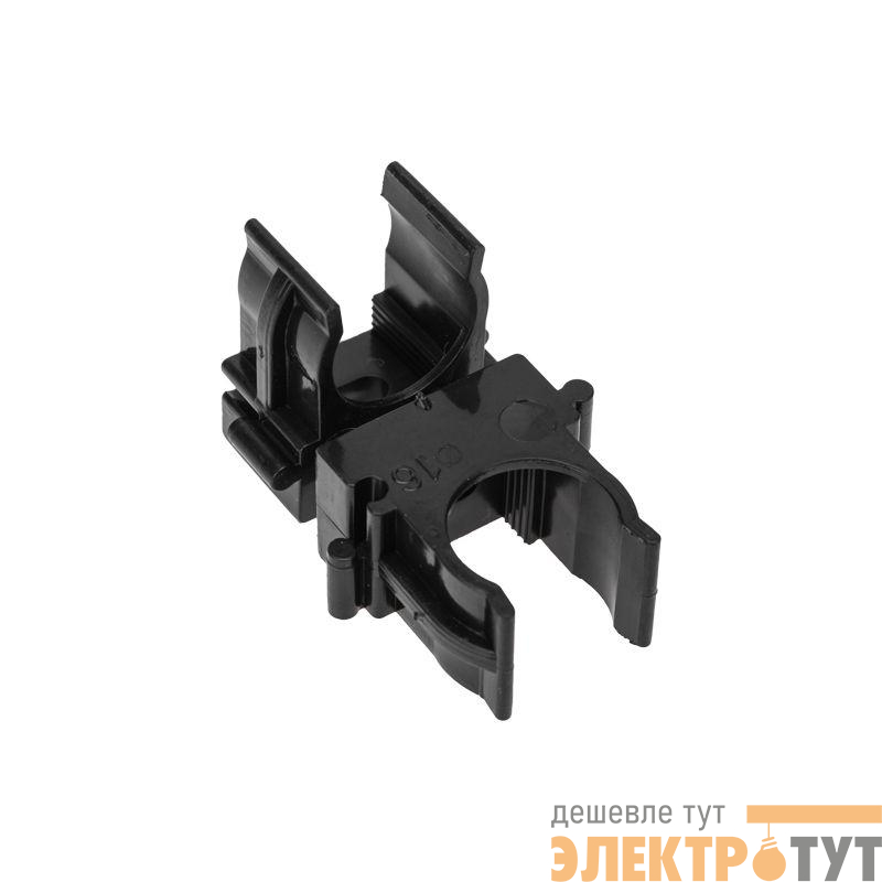 Держатель для труб (клипса) d16мм для монтажного пистолета черн. Rexant 28-0416-2