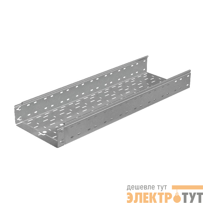 Лоток перфорированный 100х300 L4000 1.5мм "Быстрый монтаж ПЛЮС" КМ PL14341