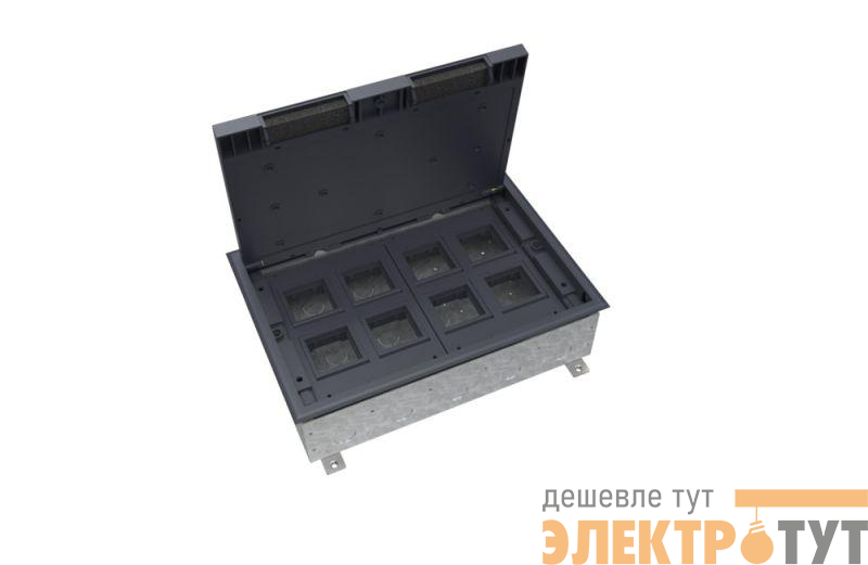 Люк MultiDesk MDK10 на 16мод. IP40 с монтажной коробкой для бетонных полов SE MDK10216