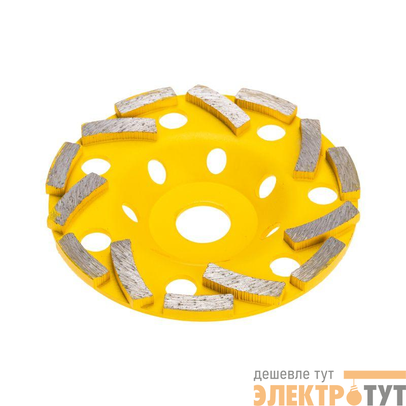 Чашка алмазная шлифовальная Турбо-сегмент 125х22.2мм KRANZ KR-90-0258