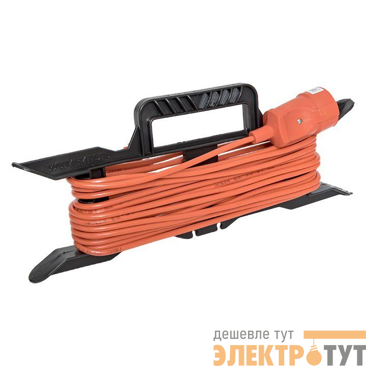 Удлинитель-шнур на рамке 1х10м без заземл. 10А "Зевс 2.0" 2.3кВт ПВС 2х0.75 PROxima EKF USRB02-10-275-1-10