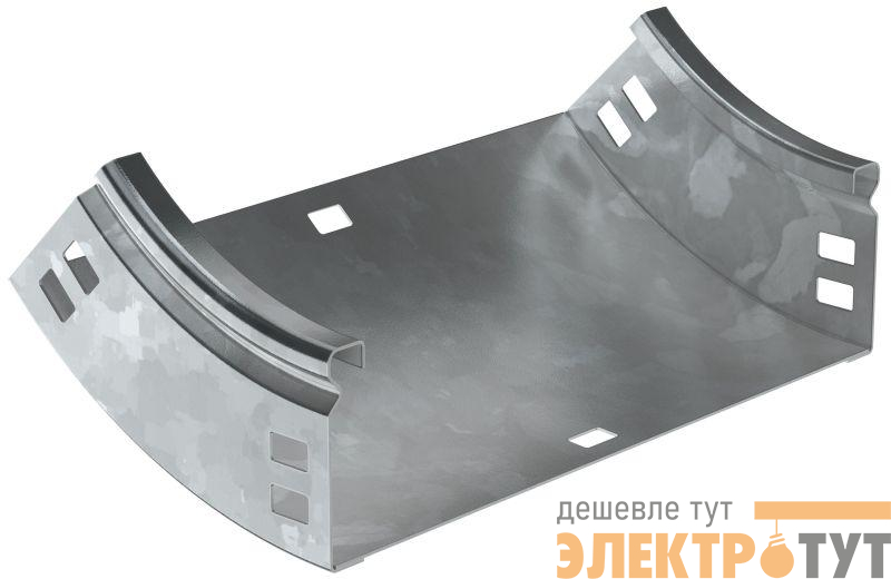 Угол для лотка плавный 45град. 300х80 В10 ESCA HDZ IEK CPV51-0-45-080-300-HDZ