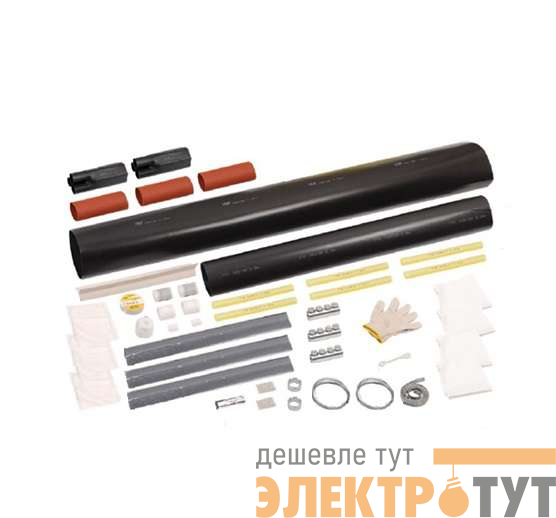Комплект муфты соединительной Стт(тп)-10 3х70/120 без гильз; ППД; бумаж. изол. IEK UZM-BIS10-VN3-70120XZ