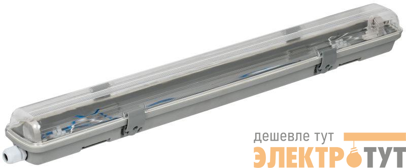 Светильник ДСП 2101 под LED лампу 1хT8 600мм IP65 IEK LDSP0-2101-1X060-K01