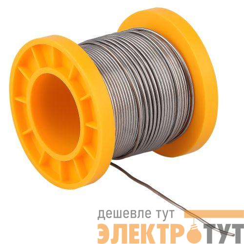 Припой PL-PR04 с канифолью для пайки ПОС 61 трубка d1.0мм катушка 100гр Эра Б0052562