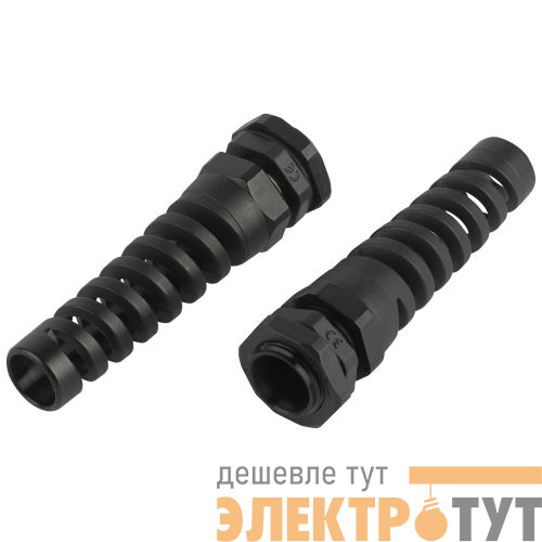 Ввод кабельный (сальник) PGR 16 d10-14мм (d отверст. 22.5мм) IP54 с гибким отводом (уп.5шт) NO-224-253 Эра Б0065203