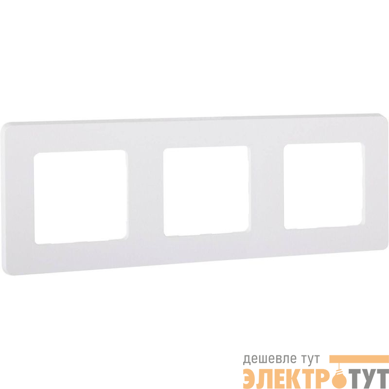 Рамка 3-м СП Inspiria IP20 бел. IEK 673950