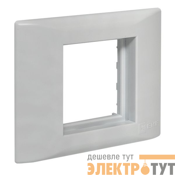 Рамка + суппорт 1-м 2мод. C-Line EKF sup-2-105-50