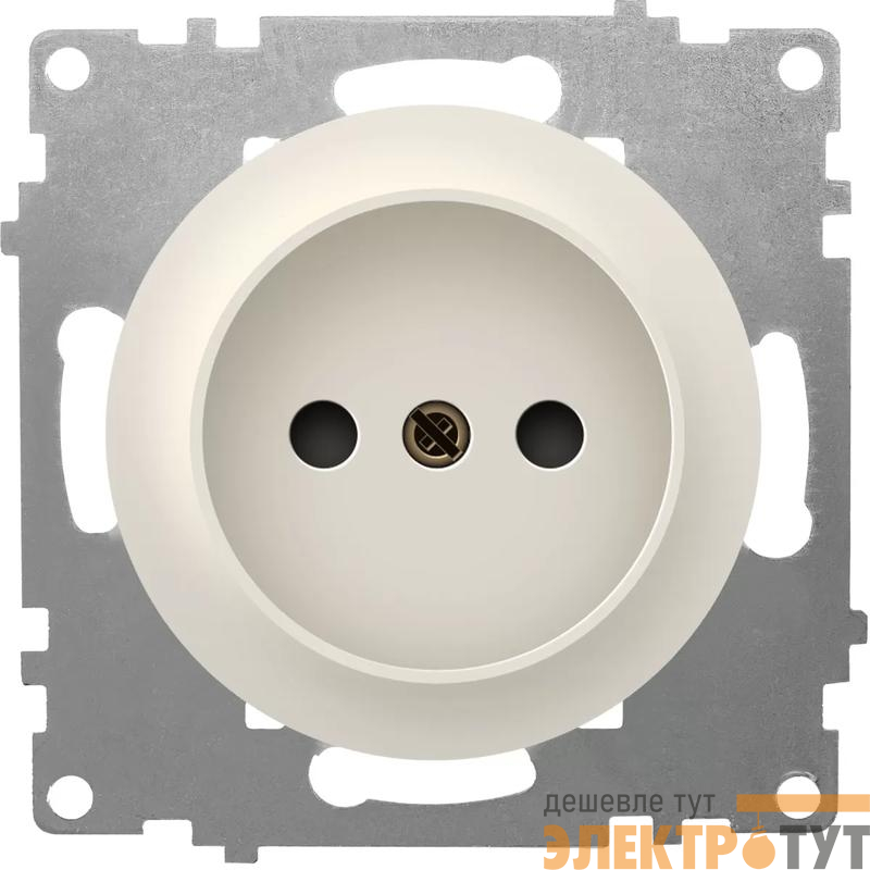 Розетка 1-м СП Florence 16А IP20 без заземл. винтов. клеммы механизм беж. (1E10301301) OneKeyElectro 2172789