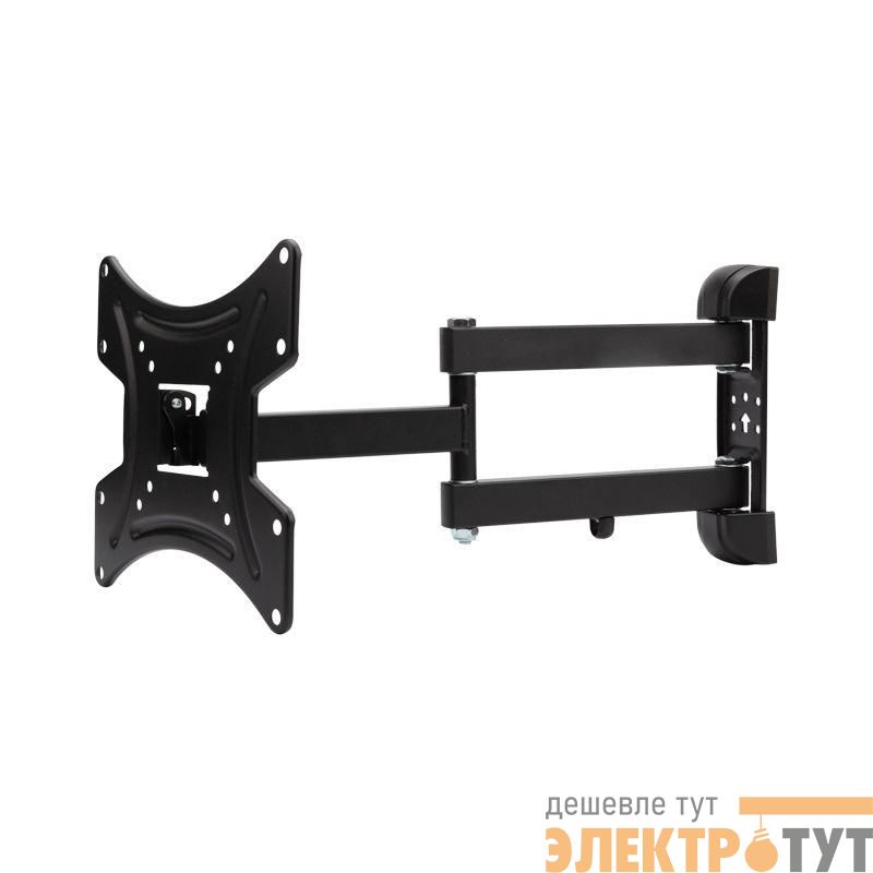 Кронштейн для телевизора 13-43дюйм наклонно-поворотный 2 колена Rexant 38-0070