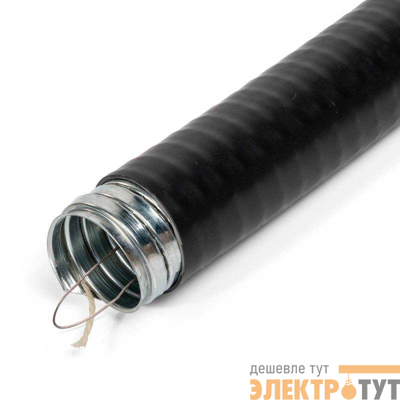 Металлорукав толстостенный МГ HEAVY DUTY 38 с протяжкой (уп.25м) Fortisflex 88407