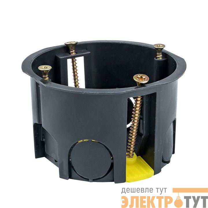 Коробка установочная КМП-020-011 для полых стен 71х45 полипропилен пласт. лапки IP30 черн. EKF plc-kmp-020-011