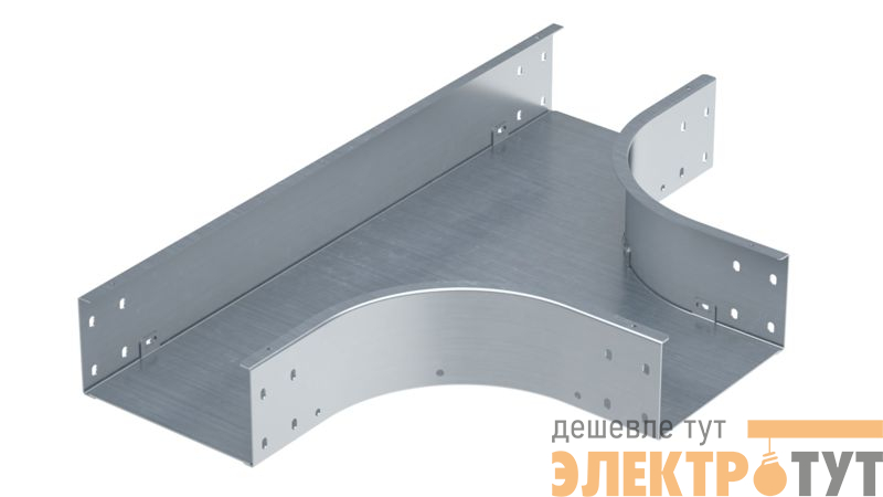 Ответвитель Т-образный 100х200 1.5мм в компл. с крепеж. элементами цинк-ламель DKC STM1020KZL