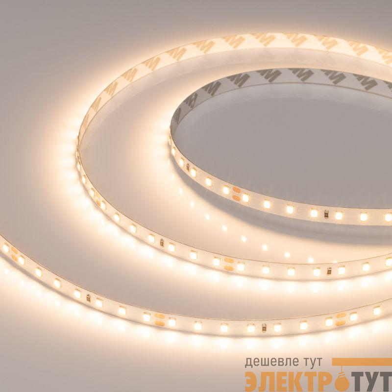 Лента светодиодная UL-A98-8mm 24V Warm 2700К 10Вт/м IP20 2835 (уп.5м) Arlight 040008