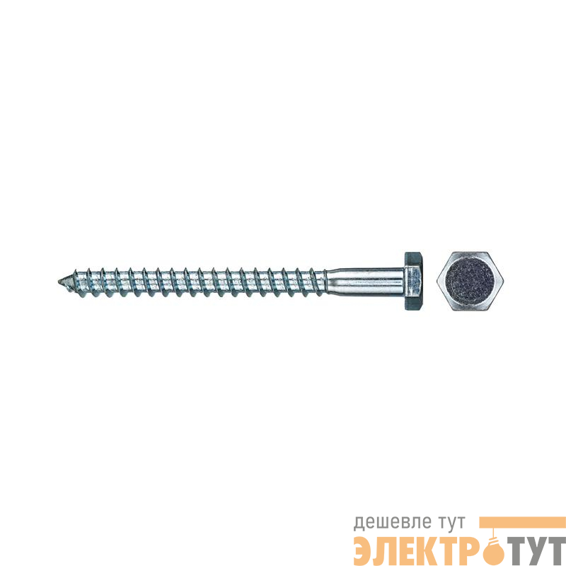 Болт сантехнический 10х160 DIN 571 оцинк. (уп.2шт) Tech-Krep/Zitar 113139