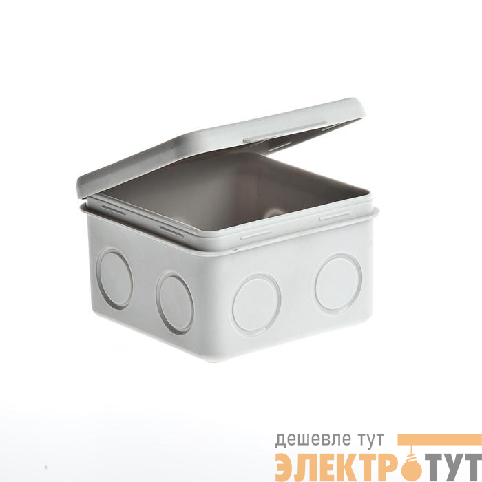 Коробка ОП Тусо распаячная 80х80х50мм откид. крышка IP54 Ruvinil 67039