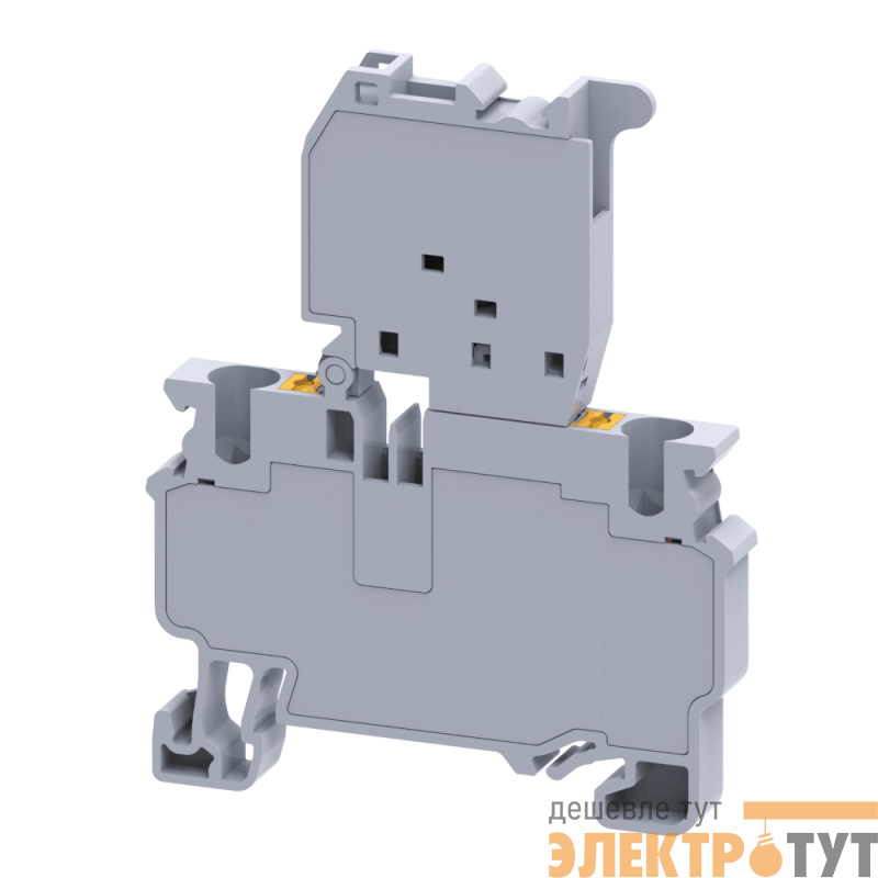 Клемма для предохранителей с индикатором push-in OptiClip CPF-4-HESILED-60V-(5х20)-10А (0.2-4) сер. КЭАЗ 331876