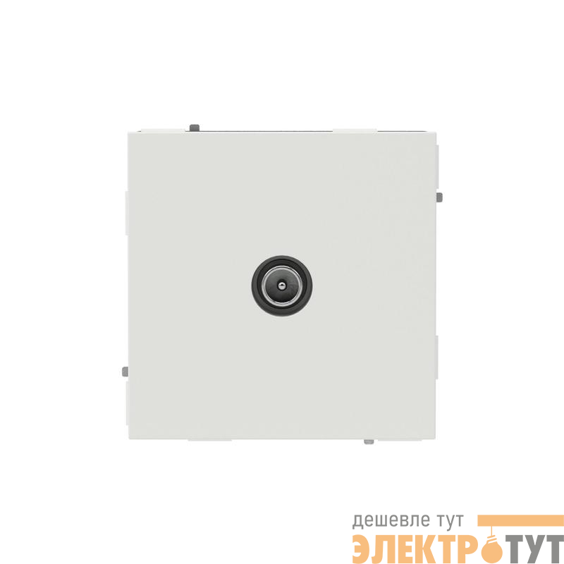 Розетка телевизионная проходная TV KANT бел. песок DKC 7010513
