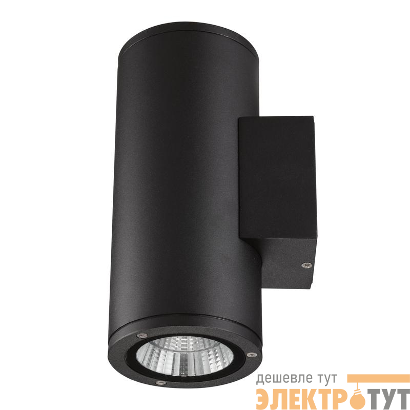 Светильник светодиодный ULU-S22D-2x12W/6400K BLACK 24Вт 6400К IP65 уличный черн. Uniel UL-00010848