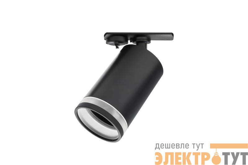 Светильник трековый PTR 38 под лампу GU10 BL 230В IP20 для диммир. ламп черн. JazzWay 5052277