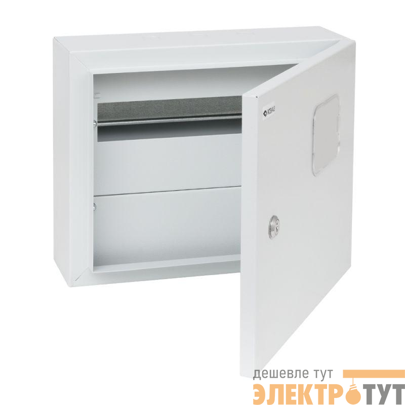 Корпус металлический ЩУРн-СТД-1-DIN/6-284х350х115-IP41 УХЛ3 (1ф счетчик на DIN-рейку свободно 6 модулей СТАНДАРТ) КЭАЗ 367467