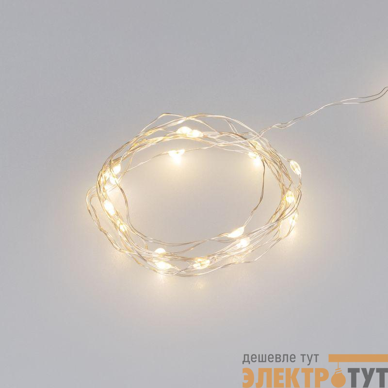 Гирлянда светодиодная ARD-DEW-HOME-2000-20LED-STD Warm3000 1.5V Battery Pack Cork IP20 Ardecoled 048691